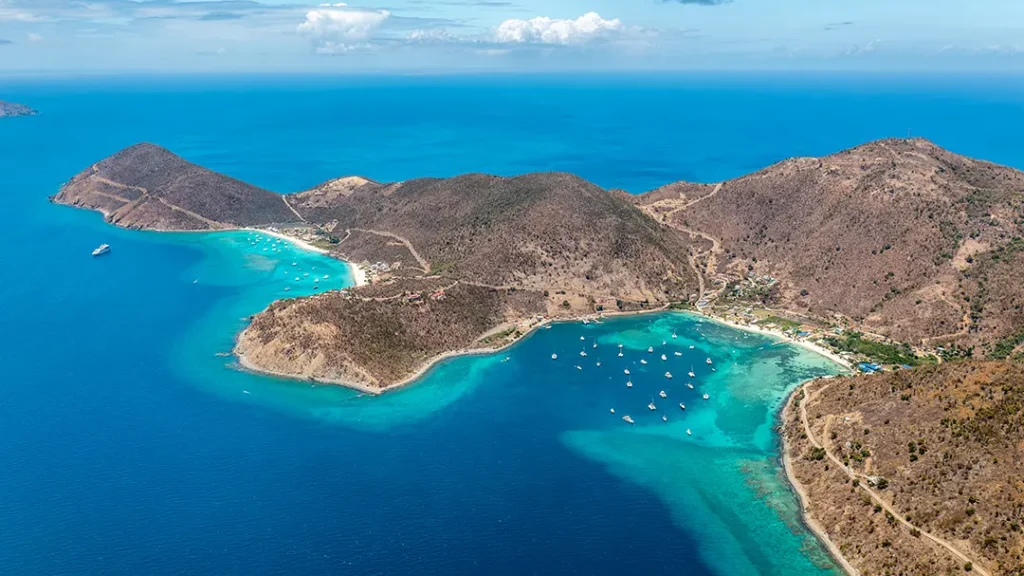 Jost Van Dyke Areal view