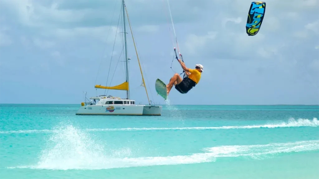 Kiting in Barbuda