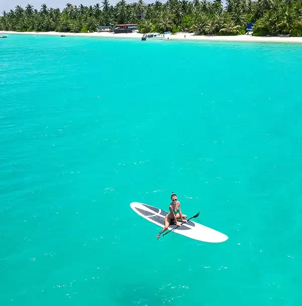 SUP Board in the caribbean