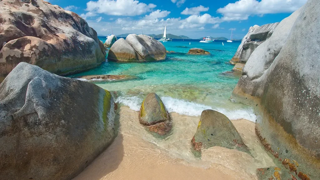 The baths on Virgin Gorda British Virgin Islands