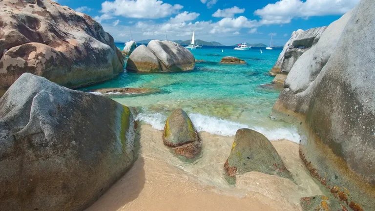The baths on Virgin Gorda British Virgin Islands