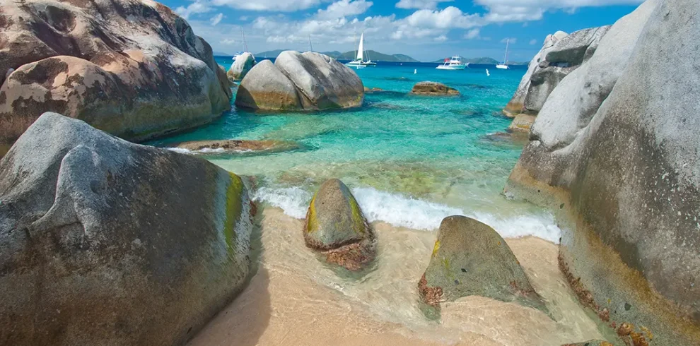 The baths on Virgin Gorda British Virgin Islands